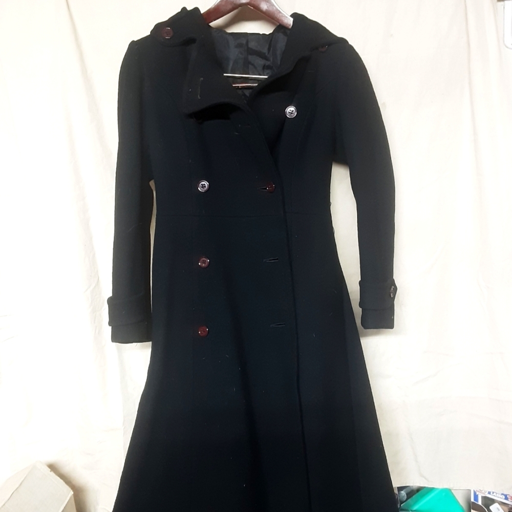 Womens wool trenchcoat